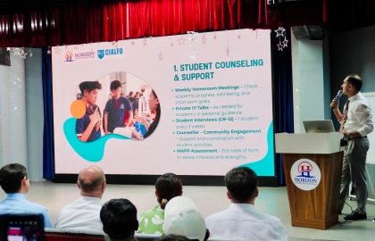 Trường Quốc tế Horizon chào đón phụ huynh tại Chuỗi Ngày Định hướng Năm học 2025–2026